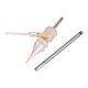 thumbnail image 4 of 3 Piezas Herramienta para Cuero Herramienta de Burnishing de Bordes Kit de Pulido de Cuero Cepillo de Cobre para Eliminar Residuos Resistente de Hierro para Proyectos DIY y Adecuados para, 4 of 9