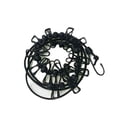 thumbnail image 1 of Advancent Tendedero portátil con ganchos, cuerda para ropa, calcetines, tendedero, línea colgante para negocios al aire libre, Camping, viajes Almacenamiento y organización del hogar Negro Advancent HA066441-03, 1 of 6