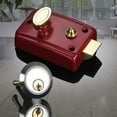thumbnail image 4 of Night Latch Deadbolt Rim Lock Household Locks Front House Padlocks Gate Anti-Theft Heavy-Duty Single Mortise Open With Key Type 1, 4 of 8
