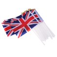 thumbnail image 2 of 100pcs Union Jack Hand Waving Flag Royal Jubilee Uk Gb Great Britain Flags, 2 of 4