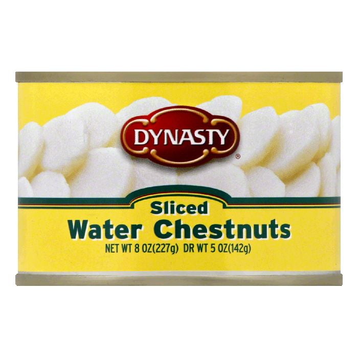 Dynasty Sliced Water Chestnuts, 8 OZ (Pack of 12) by