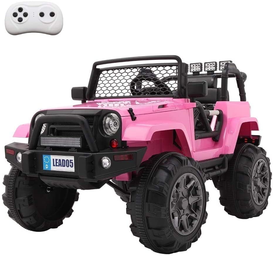 pink electric cars for toddlers