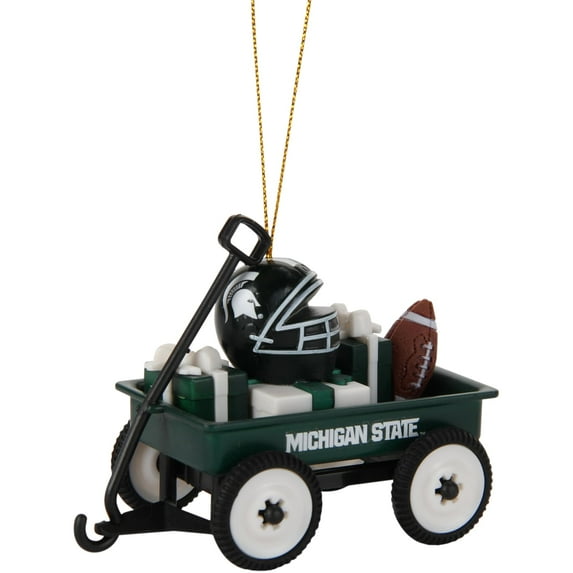 Michigan State Spartans Team Wagon Ornament