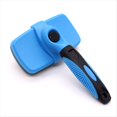 thumbnail image 1 of Cepillo Pulidor Autolimpiante para Perros para Mudar y Arreglar Gatos de Pelo y Corto, Cerdas Suaves Sin Dolor, Azul Marino, 1 of 9