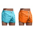 thumbnail image 1 of *2 Pcs Maillots de Bain Hommes Maillots de Bain Noirs Hommes Maillots de Bain Hommes Boardshorts Maillots de Bain Hommes Boardshorts Hommes Boardshorts pour Hommes Trunks Hommes *2 Pcs Été, 1 of 9