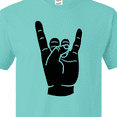 thumbnail image 4 of Inktastic Rocker Horns T-Shirt, 4 of 5