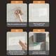 thumbnail image 5 of Organizador de cubierta de caja de pañuelos de plástico | Soporte de papel facial con ranura para teléfono celular | Almacenaje para cocina, baño, dormitorio, encimeras, cómodas, mesas | 7,87 x 7,68, 5 of 5