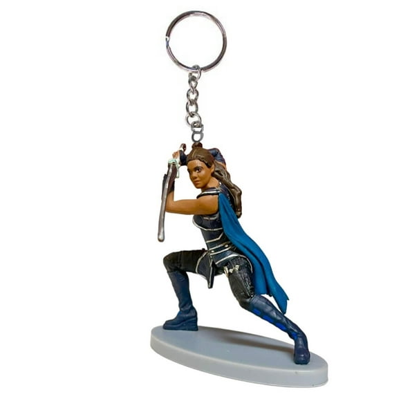 Valkyrie Runa Thor Ragnarok Pvc Key Ring Keychain Marvel Superhero Warrior Charm New