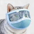 thumbnail image 4 of Bozal transparente para gatos: higiénico y transpirable, con amplio campo de visión para controlar al gato, 4 of 7