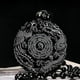 thumbnail image 2 of Collar de dragón y fénix de obsidiana natural 1 pieza YONGSHENG, 2 of 5