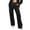 Black, variant on Xdegoge Wide Leg Sweatpants Women Plus Size Solid Color Fleece High Waist Sweat Pants with Pockets Casual Loose Fit Joggers Fashion Lounge Track Trousers Pants Pantalones Flojos Para Mujer Black XL