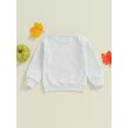 thumbnail image 4 of Suealasg Toddler Boys Girls Halloween Sweatshirts Long Sleeve Crewneck Witch Pumpkin Print Pullover Tops 6M 1T 2T 3T 4T Kids Casual Halloween Clothes, 4 of 7