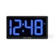 thumbnail image 1 of Reloj digital AcuRite 75111M LED de 10 pulgadas con atenuación automática, azul, 1 of 6