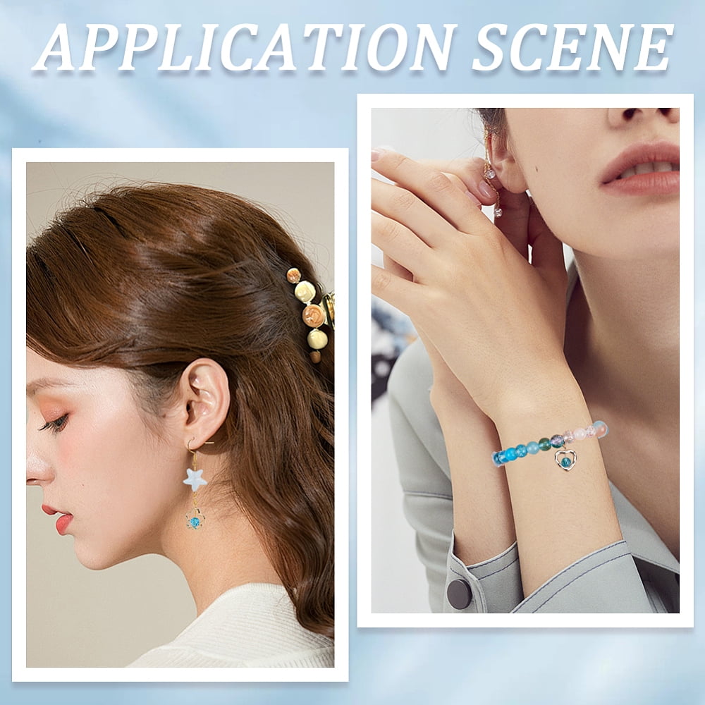 DIY Dangle Earring Making Kits including Acrylic Pearl Glass Beads Seed Beads Gemstone Chip Beads CCB Plastic Bead Frames