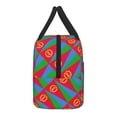 thumbnail image 5 of Lunch Tote Bag Eritrea Flag Trendy Lightweight Reusable Stylish Bento Box for Adult Black, 5 of 7