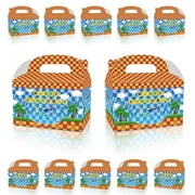 HMJDMM 12 Pcs PresNok Hedgehog Themed Birthday Party Supplies: 12 Gift Bags, Size 6.3" x 3.9" x 3.1"", Occasion: Birthday, Luau