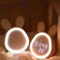 thumbnail image 3 of Night Light Alarm Clock Stepless Dimming Led Digital Alarm Clock Cute Rabbit Smart Program Control for Kids Boys Girls, 3 of 7