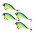 thumbnail image 2 of 4Pcs Artificial Simulation Plastic Minnow Crank Rock Lure Bait Fishing Accessory1#, 2 of 9