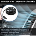 thumbnail image 3 of Kit de embrague del compresor de aire acondicionado para Dodge Dakota Durango para Ram 1500 2500 3500 para Jeep Liberty 2002-2005 para compresor de aire acondicionado SD7H15 No.55056335AA/55037466AC, 3 of 8