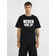 thumbnail image 1 of Camiseta para hombre con la frase "Nunca te rindas", con un diseño gráfico único, perfecta para el verano, elegante y cómoda camiseta de manga corta., 1 of 7