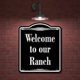 thumbnail image 2 of Welcome To Our Ranch BLACK Aluminum Composite Sign, 8.5"x10", 2 of 9