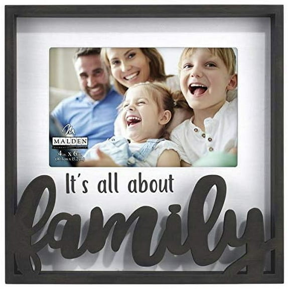 Malden 4x6 Family Laser Cut Frame