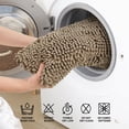 thumbnail image 6 of 24" x 17" Chenille Bath Mat – Non-Slip with Backing Bath Rug Ultra-Absorbent and Machine Washable Bathroom Mat Quick-Dry Design. Ideal for Bathroom Shower and Tub Areas, 6 of 14