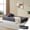 Gray, variant on Z-hom Folding Sofa Bed, 10 inch Convertible Memory Foam Couch with 2 Pillows & Washable Cover Fold Out 2-in-1 Futon Sofa Sleeper Chair Mattress, Twin Size, Dark Gray