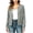 Gray, variant on Womens Light Jackets with Thumb Holes Pockets Long Sleeve Full-zip Bomber Coat Collarless Outwear (2XL, Red)