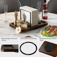 thumbnail image 2 of Napkin Holder for Table, Rotating Metal Napkin Dispenser with Salt and Pepper Shakers Caddy Standing Paper Towel Holder for Bathroom Kitchen Dining Table Decor Not Including Shakers, 2 of 7