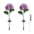 thumbnail image 5 of Garden Lights Solar Flower Light,LED Solar Powered Outdoor Light Decor for Yard Walkway Patio Balcony Lawn,Hydrangea Artificial Flower Decor,Romantic garden decoration, 5 of 6