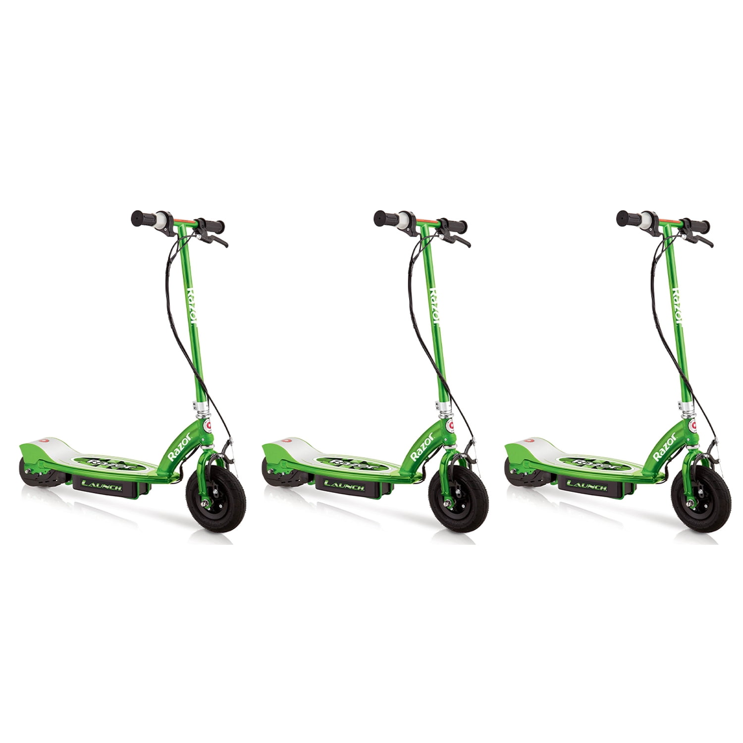 Razor E100 Kids Ride On 24V Motorized Electric Powered Scooters, Green