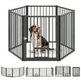 thumbnail image 1 of PawHut Enclos pour Chien à 6 Panneaux, Clôture pour Animal, Parc pour Chiot avec Porte, 30 Po H, 1 of 10