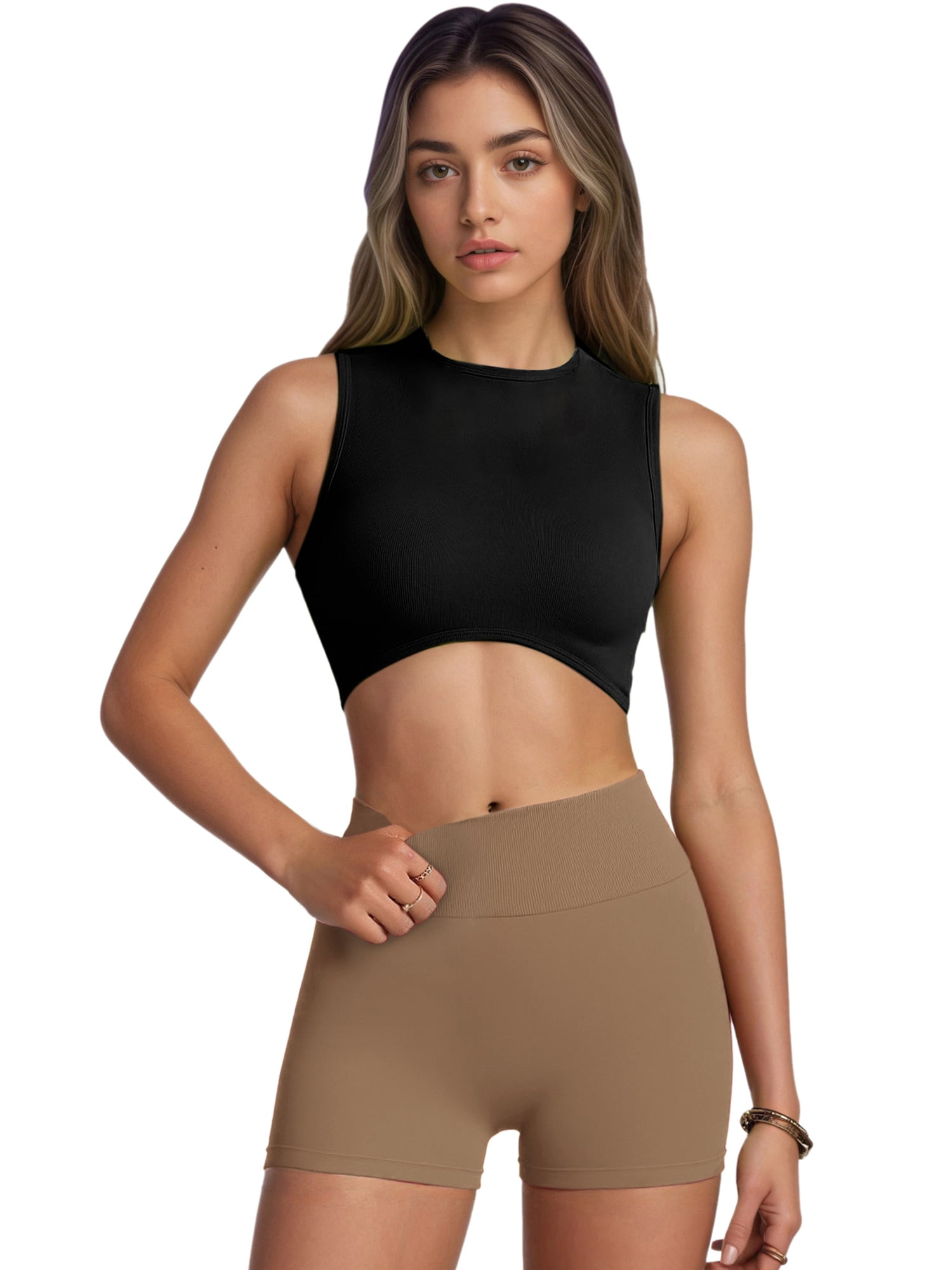 Unique Bargains Women's Slimming Waist Butt Lifter Control Panties S Khaki