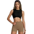 thumbnail image 5 of INSPIRE CHIC Women's Slimming Waist Butt Lifter Control Panties Workout Sport Running Shaper Short S Khaki, 5 of 6