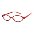 thumbnail image 5 of Classic Portable Blue Ray Blocking Optical Spectacle Eyeglass Men Women Ultralight Computer Goggles Frame Eyewear Anti-Blue Light Glasses Round Eyeglasses RED FLAT LIGHT, 5 of 8