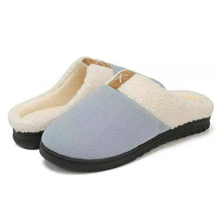 

Women s Plush Fuzzy Slip on Indoor Outdoor Winter House Slippers