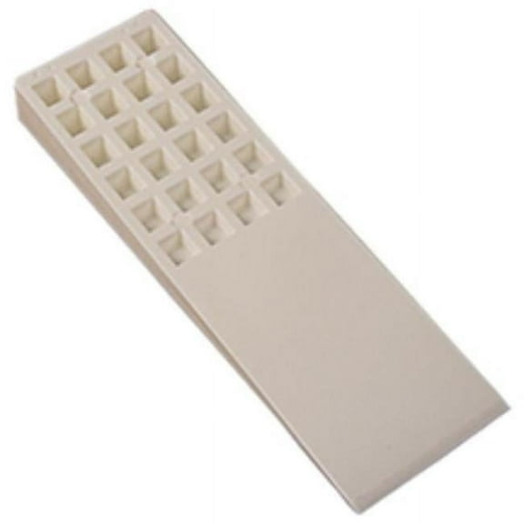 E S Manufacturing ESM-10-W 10 x 3 in. Rigid Wedge - White