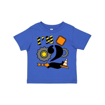 

Inktastic I m Two- Construction Birthday Gift Toddler Boy or Toddler Girl T-Shirt