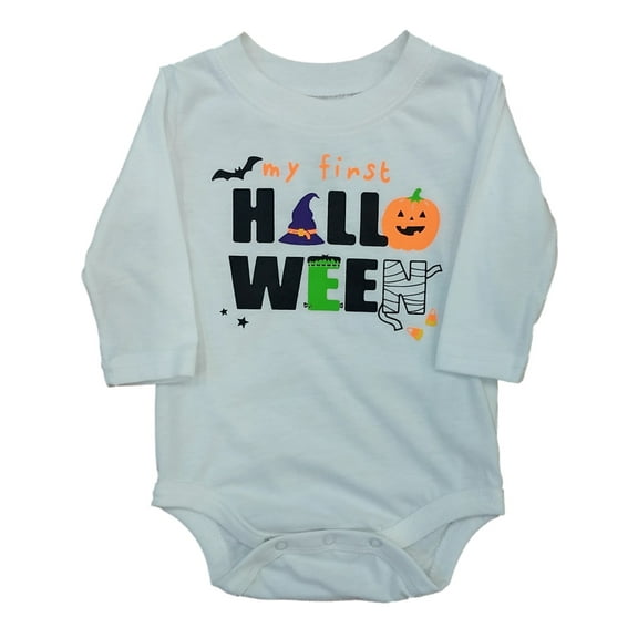 Infant Boys & Girls First Halloween Bodysuit Witch & Monster Baby Outfit 3m