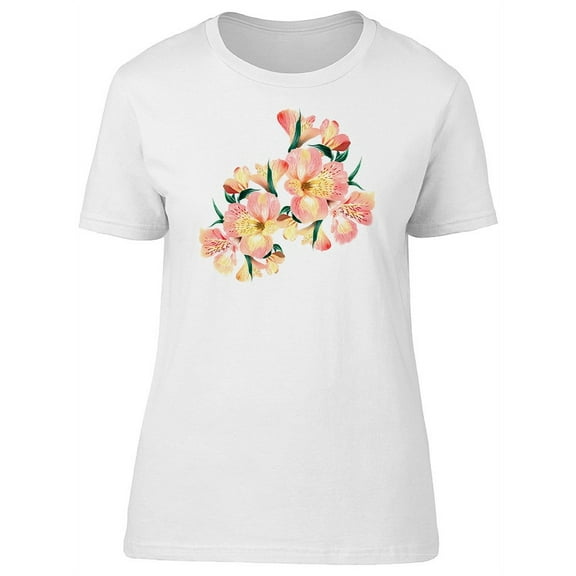 Peach Colored Bouquet T-Shirt Women -Image by Shutterstock, Female XX-Large