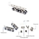 thumbnail image 4 of Eigraketly 2 unids/set rodillo de puerta corredera 4/8 ruedas Hardware rueda de pista polea suministros para el hogar accesorios de Metal para el Herramientas y ferretería 138x25x60mm Eigraketly  WJ3931-02B, 4 of 6