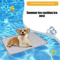 thumbnail image 5 of Dogs Self Cooling Mat Pet Cool Pads Blanket Summer Hot Weather Sleeping Kennel Mat,Washable Ice Silk Sleep Mat Pad Non-Toxic Breathable for Large Dogs Cats No Water, 5 of 7