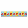 thumbnail image 2 of MKHERT Funny Red Boxing Gloves on Blue and Yellow Background Table Runner Home Decor for Wedding Party Banquet Decoration 16x72 Inch, 2 of 2