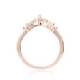 thumbnail image 4 of White Sapphire Starburst Tiara Ring, 4 of 9