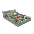 thumbnail image 2 of Ambesonne Nature Fitted Sheet & Pillow Sham Set, Springtime Countryside, Queen, Multicolor, 2 of 2
