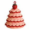 thumbnail image 2 of Suncoda Crochet, Diy Crochet Christmas Tree Kit Handmade Holiday Decoration Set Beginner Crochet Kit with Yarn Hook Pearls Ribbon Festive Diy Christmas Ornament for Home, 2 of 2