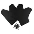 thumbnail image 2 of 4PCS Black ABS Wheel Mudflaps Truck Pickup Moulding Trim Mud Guard 15.3" x 11.6", 2 of 5