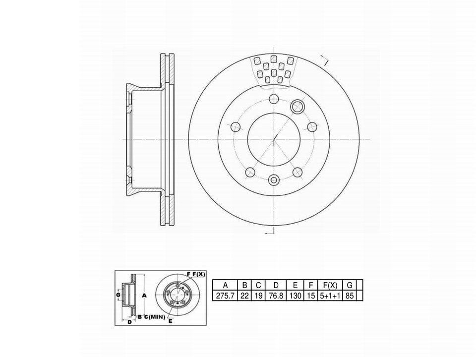 Winstop Brake Rotor, Front WS240297, Dodge Sprinter 2500 2006-2003