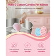 thumbnail image 2 of VEVOR Commercial Cotton Candy Machine Sugar Floss Maker 1000W for Party Home Pink, 2 of 9